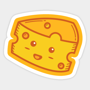 Kawaii Cheese Sticker